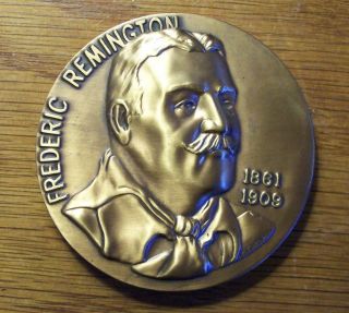 Art Medal 75th Anniversary Of Frederic Remington Museum Ogdensburg Ny 200 Struck photo
