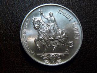 1964 St.  Louis Bicentennial,  Ships And Horse,  Silver photo