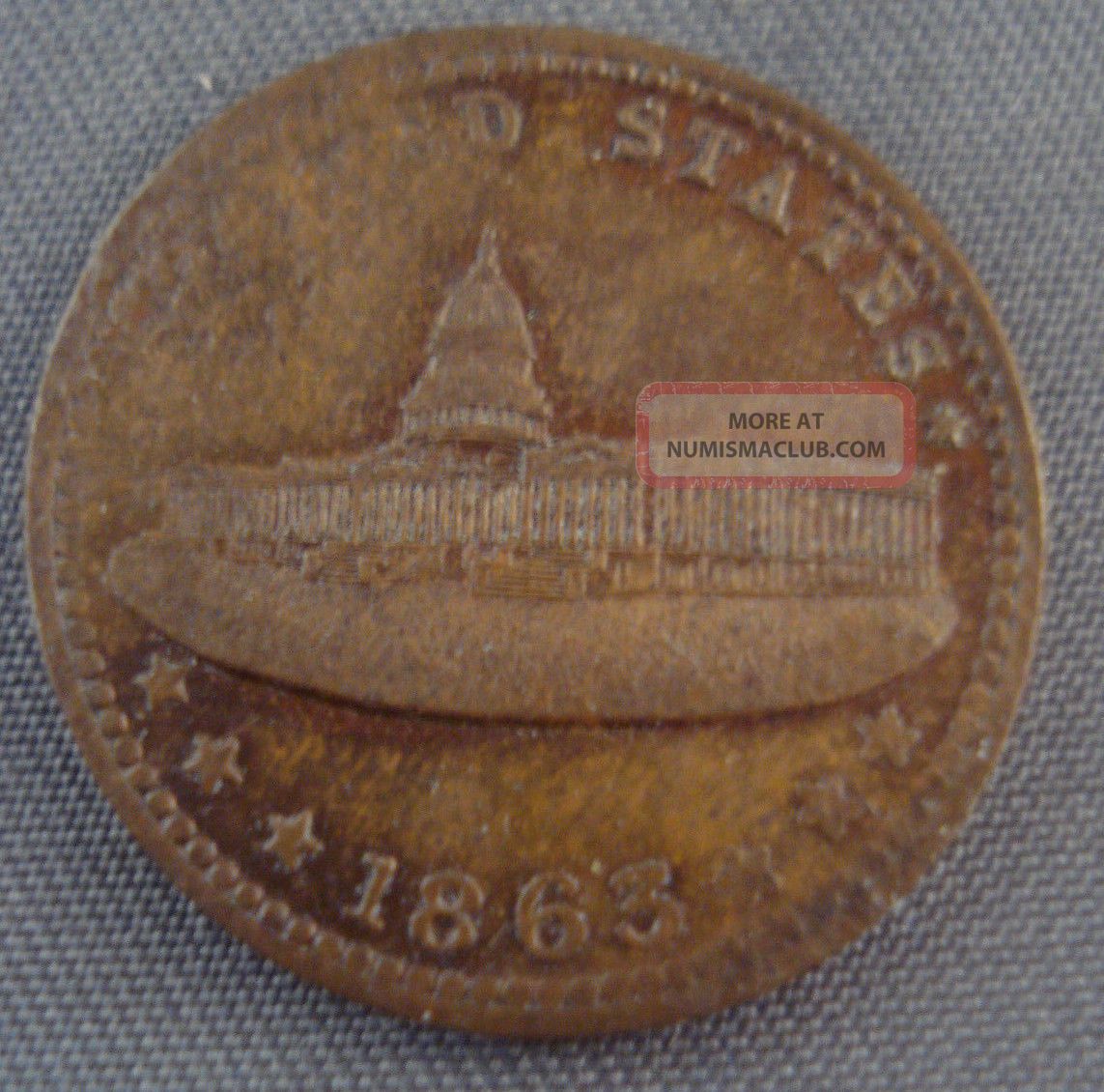 civil war token army navy identification union shall be preserved