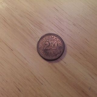 Redeemable For 2.  50 Dollars R&r Trade Token Copper? photo