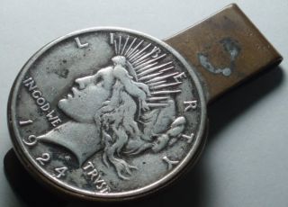 1924 Peace Silver Dollar 