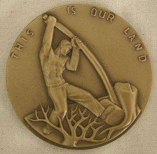 Society Of Medalists Issue No.  66,  1962 By Carl Mose photo