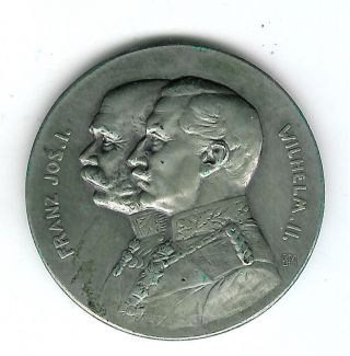 German Franz Jos.  I.  Wilhelm.  Ii.  Silver Medal photo