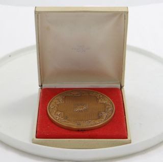 1974 Franklin Calendar Art Medal Bronze Zodiac Ernest Lauser 3 