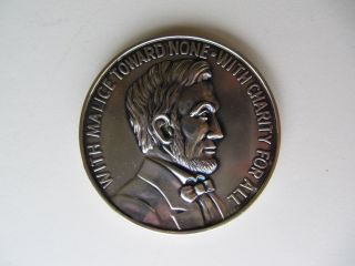 Abraham Lincoln Gettysburg Address Commemorative Medallion photo