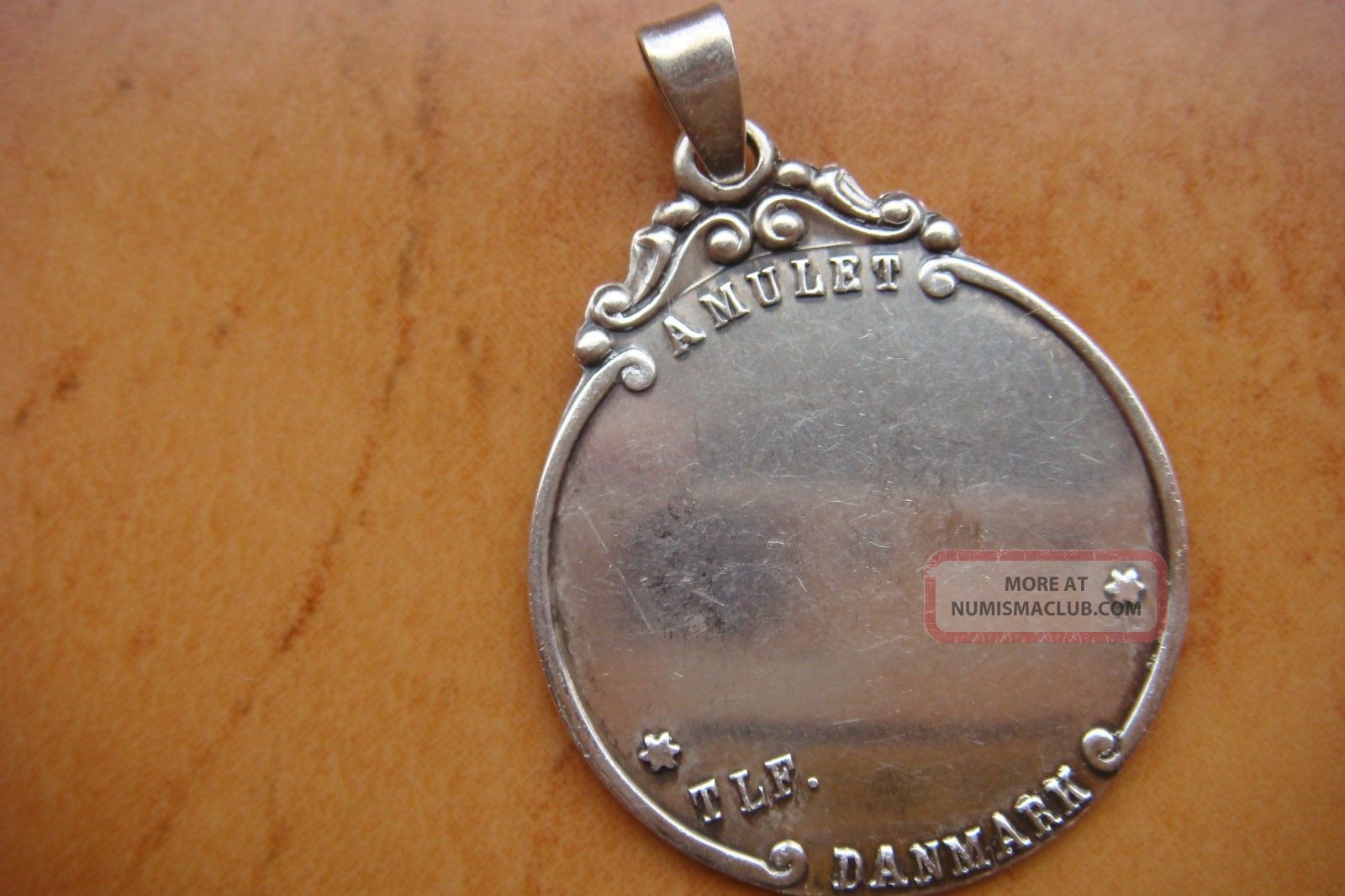 Rare Medical Medal Amulet Denmark Tlf Silver830s W & Ss ...