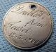 1800s Victorian Silver Coin Love Token Engraved 