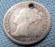 1800s Victorian Silver Coin Love Token Engraved 