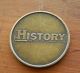 The History Channel Club 1776 Liberty Bell 34mm Bronze? Token Coin Medallion Exonumia photo 1