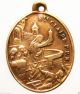 Saint Clarae & Saint Colette - Splendid 19th Century Antique Bronze Medal Pendant Exonumia photo 2