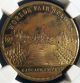 1904 St Louis World ' S Fair Token - Ms62 Ngc - Hk315 Cascade Gardens Medal,  Expo Exonumia photo 4
