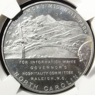 1939 North Carolina Medal - Scd Hk494 - Ms64 Pl Ngc - Ny World ' S Fair Nc Token photo