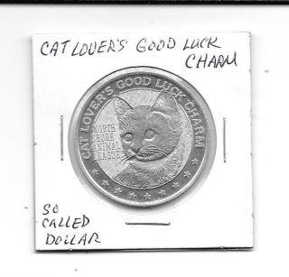 So Called Dollar Cat Lover ' S / Dog Lover ' S Good Luck Charm photo