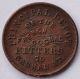 N.  Y.  Civil War Token S.  Steinfeld Sole Agent For The U.  S.  /french Cognac Bitters Exonumia photo 1