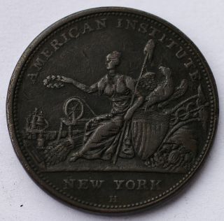 1833 Hard Times Token American Institute York/robinson ' S Jones & Co Buttons photo