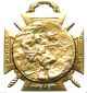 World War I Battlefield & The Poilu - 1916 Antique Art Medal Signed A.  Bargas Exonumia photo 1
