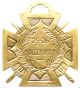 World War I Battlefield & The Poilu - 1916 Antique Art Medal Signed A.  Bargas Exonumia photo 2
