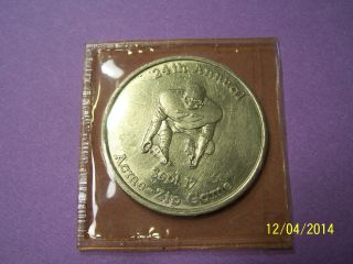 University Of Akron Zips Football Token: 24th Annual Acme - Zip Game 1977 photo