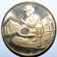 Alaska Gold Plated Commemorative Coin - Features Panning Miner - From Alaska Exonumia photo 2