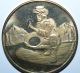 Alaska Gold Plated Commemorative Coin - Features Panning Miner - From Alaska Exonumia photo 3
