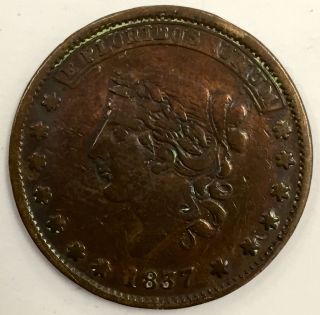 1837 Hard Times Token Millions For Defense Not One Cent For Tribute photo