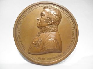 1849 Copper Medal By V.  D.  Kellen F.  - Pieter Huidekoper Amsterdam photo