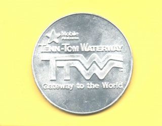 Tenn - Tom Waterway Token 1985 Port Of Mobile Alabama Coin photo