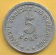 921 French 5 Cent Emergency Coin/token Chambre Comm.  Perpignan.  Tc - 270260 Exonumia photo 1