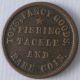 1863 Oswego,  Ny M.  L.  Marshall R.  1 Rare Coin Dealer Token - Vf Exonumia photo 1