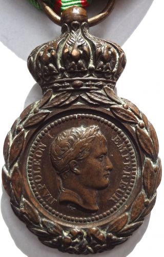 Napolean St Helena Bronze Medal 1857 photo