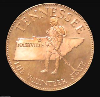 Tennessee Franklin States Of The Union Bronze Medal photo