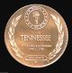 Tennessee Franklin States Of The Union Bronze Medal Exonumia photo 1