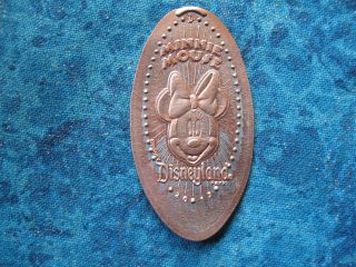 Minnie Mouse Disneyland Disney Main Street Elongated Penny Pressed Smashed 10 photo