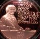 John Adams Weights And Measures Law Sci 74 - 10 Proof Bronze Medal Franklin Exonumia photo 1