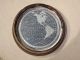 World Map Medal Great Britain Circa 1820 Eimer 1139 White Metal 74 Mm In Case Exonumia photo 3
