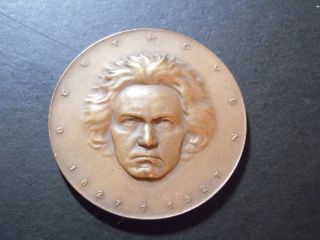 Beethoven Bronze Madallion photo