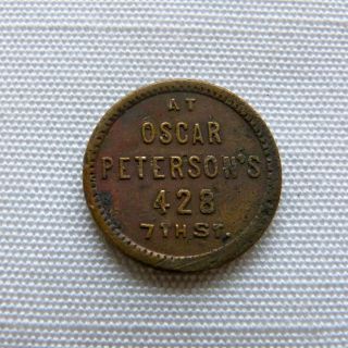 At Oscar Peterson ' S Unattributed Trade Token photo