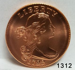 Gallery Museum 1799 Draped Bust Cent Token (1312) photo