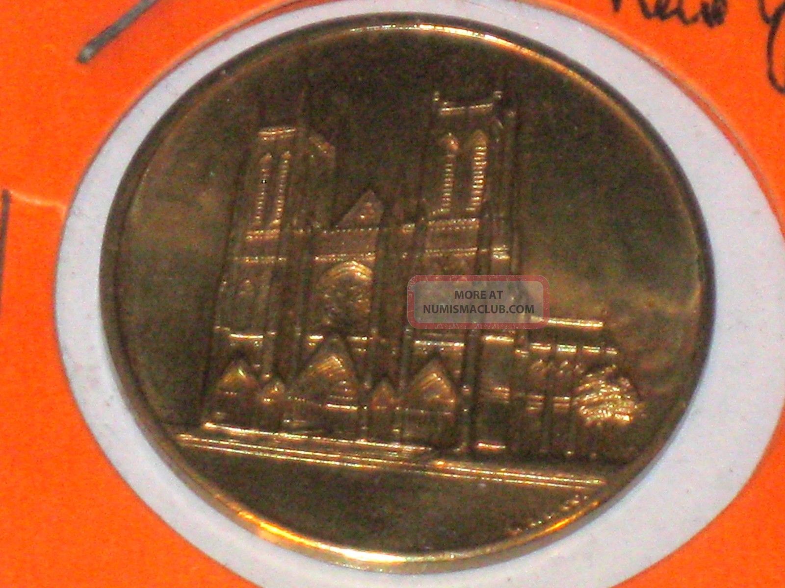 Coin Token Medal St John The Devine Of York Cathedral 1969 Exonumia photo