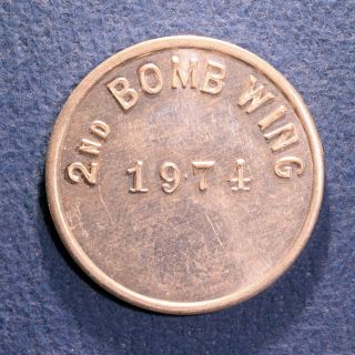 Unlisted Military Token - 2nd Bomb Wing,  (barksdale Air Force Base),  Louisiana photo