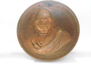 Bronze Medal By Hart Fecit - Made In Memory Of Louis Jacobs - 1803 - 1847 photo