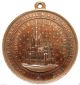 Our Lady Of Hope At Pont - Main & Sanctuary - Large Antique Art Medal Pendant Exonumia photo 3