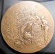 1899 Austrian Art Nouveau Goethe Sesquicentennial Bronze Medal By Anton Scharff Exonumia photo 1