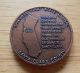 San Jose California Portola Expedition 1769 - 1969 Santa Clara Copper Medal Token Exonumia photo 1
