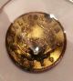 1856 California Gold Token Fractional Charm Half Dollar Size Round Indian Head Exonumia photo 1