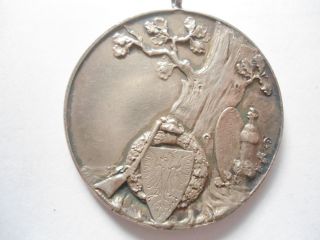 German Silver Shooting Price / Award Medal - Bad - Ems 1928 photo
