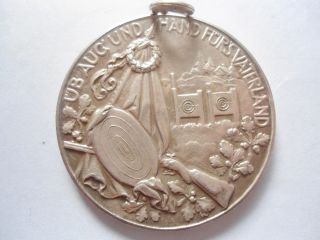Silver Shooting Medal - German Shooting Award - Passargegauschiessen 1924 photo