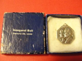 Sterling Silver 1965,  L.  B.  Johnson /hubert Humphrey Presidential Inaugural Medal photo