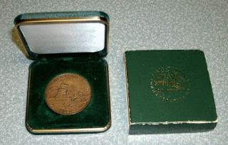 Official U.  S.  Pearl Harbor Veterans 50th Anniversary Medal Coin Ant.  Bronze photo
