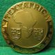 African Woman / Map African Colonies 68mm Vtg Bronze Medal Exonumia photo 1